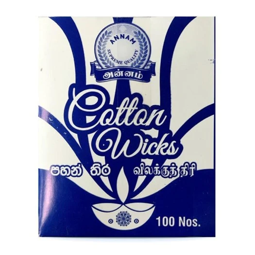 Cotton Wicks 100stk