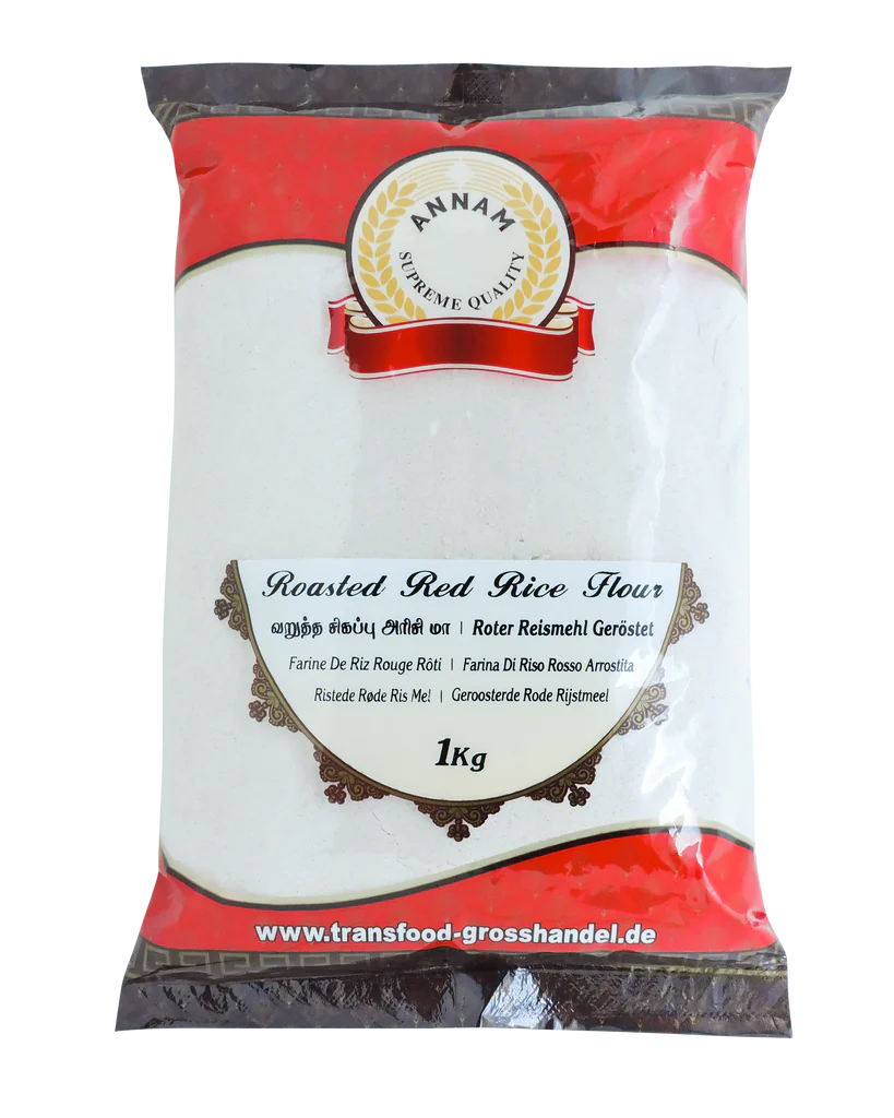 Roasted Red Rice Flour 1kg / Rotes Reismehl geröstet 1kg