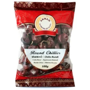Round Chilli Whole 100g Annam