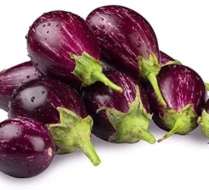 Brinjal Stripped 250g / Mini Aubergine Gestreift 250g (F)