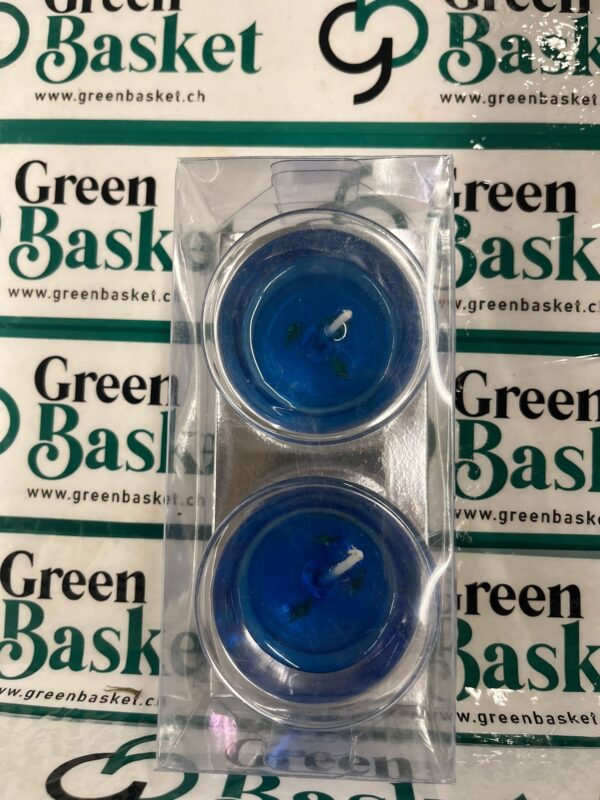 Gel Candle 2Pcs Blue (MA10)