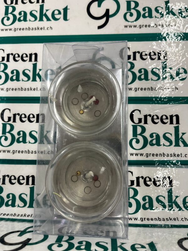 Gel Candle 2Pcs White (MA9)