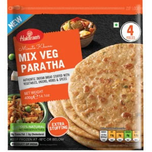 Mix Vegetable Parantha 4 pcs 400g *