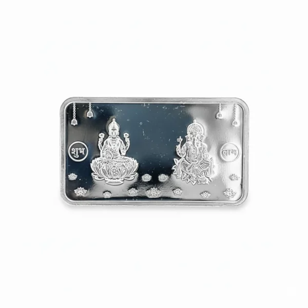 999 Silver Silver Bullion Bar Lakshmi Ganesha 10gms