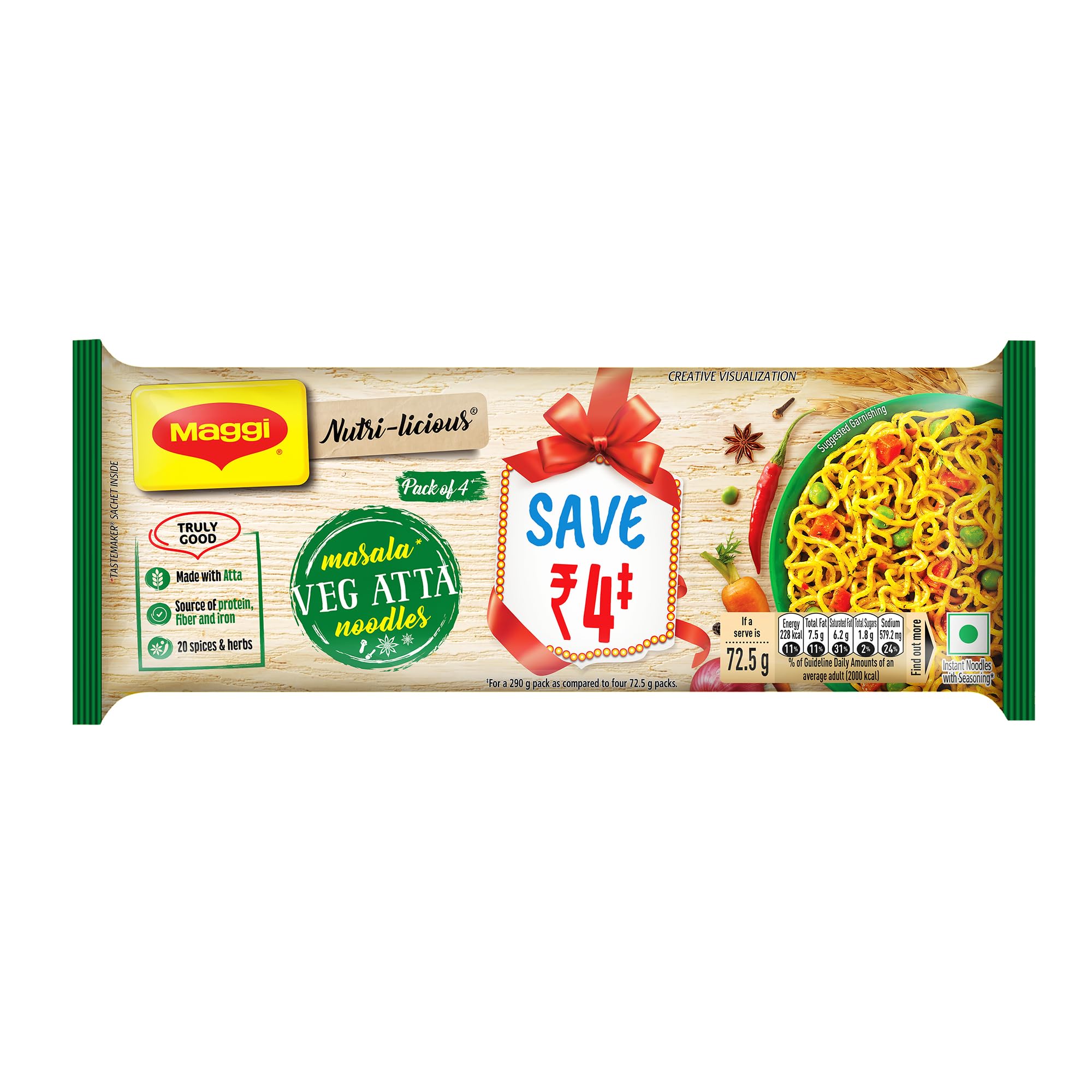 Nutri-Licious Veg Atta Noodles Maggi