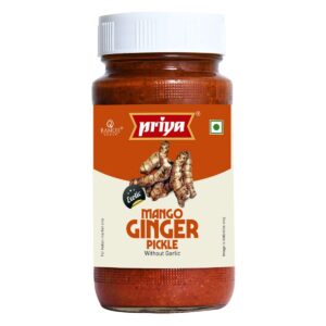 Mango Ginger Pickle Without Garlic 300g Priya