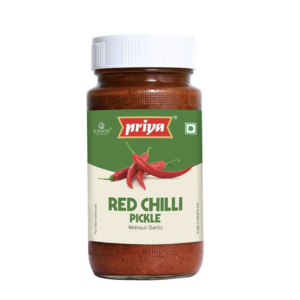 Red Chilli Pickle Without Garlic 300g Priya