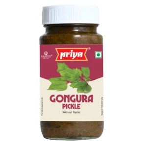 Gongura Pickle Without Garlic 300g Priya
