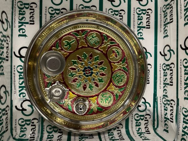 Pooja Thali 27cm 1 Stk - Image 2