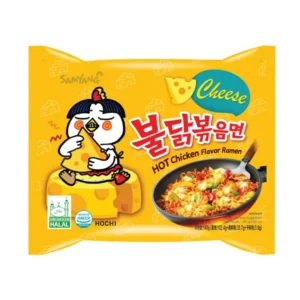 Buldak Ramen Noodles Hot Chicken Cheese 130g - Yellow